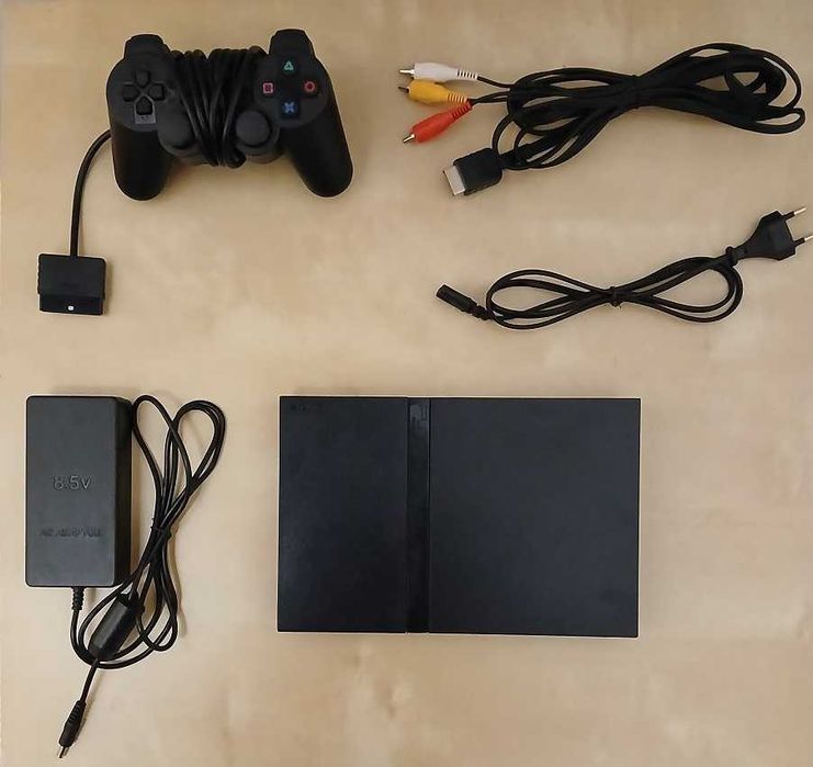 KONSOLA Playstation Sony PS2 slim SCPH-77003 komplet