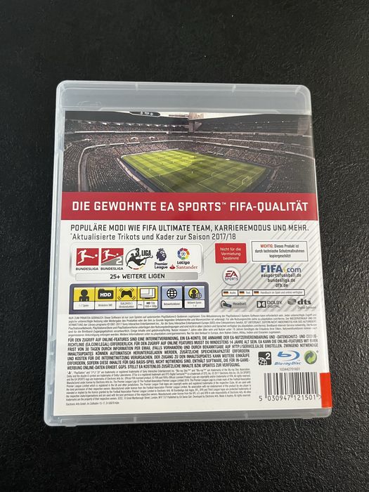 Fifa 18 Legacy Wdition PL PS3