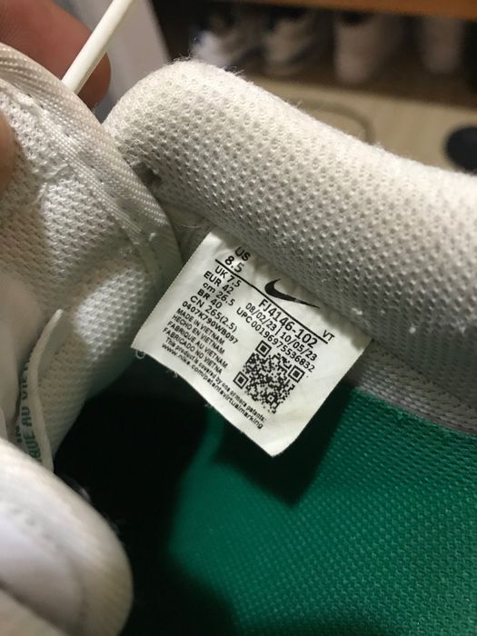 Vendo Nike Air Force 1, Green-White