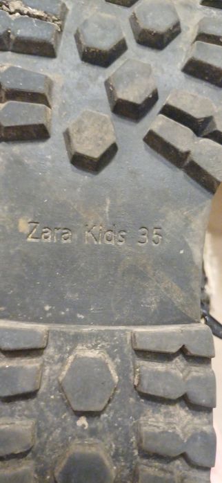 Botki zimą jesień zara kids 35 rozm z miłym futerkiem