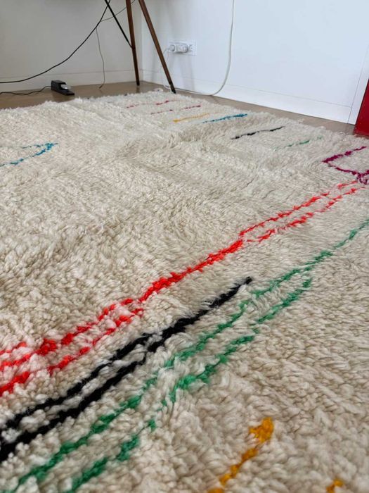 Tapete Azilal Marroquino NOVO – Handmade 100% Lã de Ovelha (210 x 320 cm)
