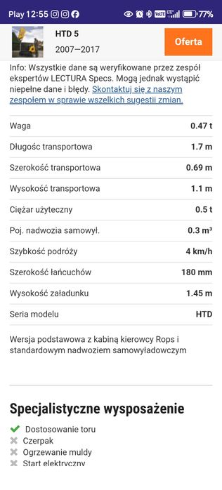htd 5 Jcb   wynajem, taczka, kara, wozidło budowlane