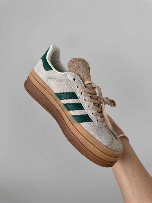 Кросівки Adidas Gazelle Bold Platform Sepia Collegiate premium
