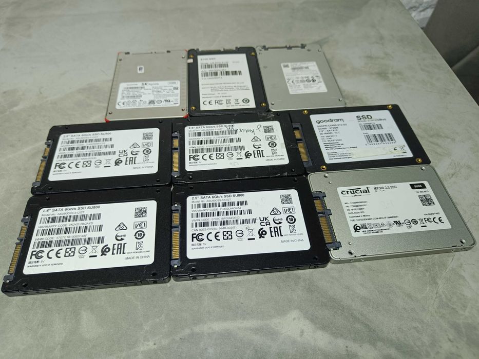 SSD диск ССД 512GB 90-97% здоровя! Hynix Micron ADATA надійний та якісний ССД!