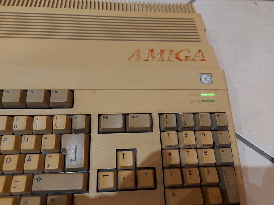 COMMODORE Amiga A -500 stary komputer,retro
