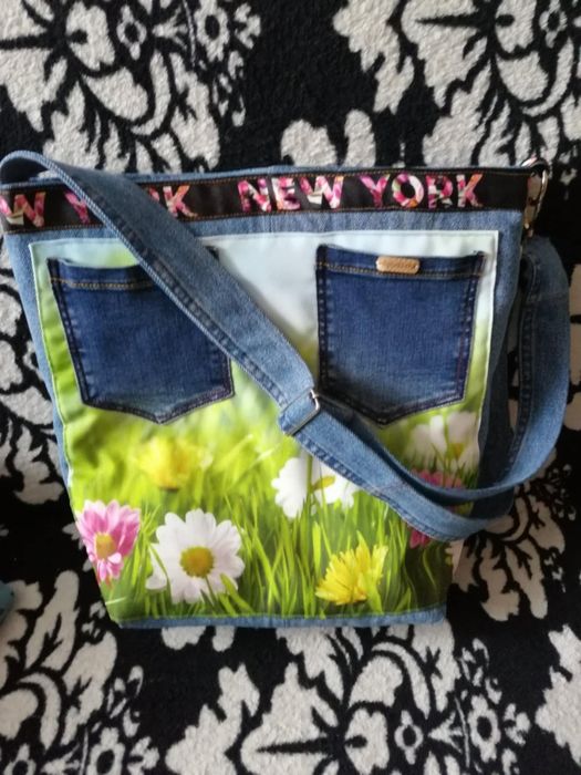 Torebk i nerki damska dżins