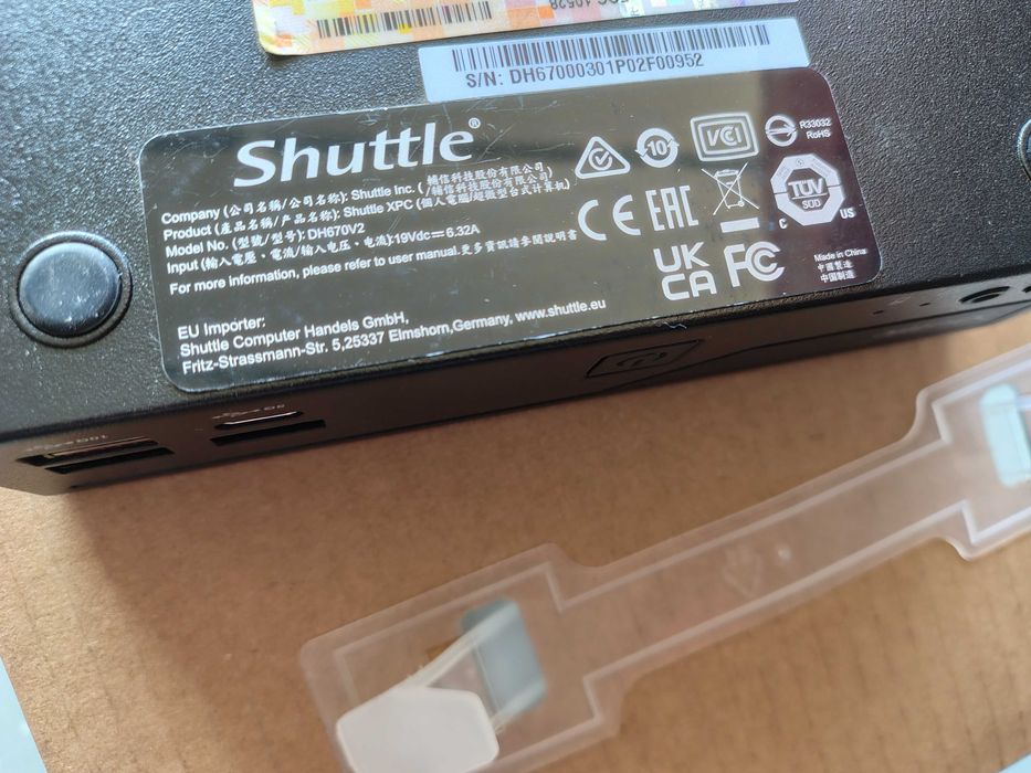 Mini PC shuttle DH670V2 Nowy !
