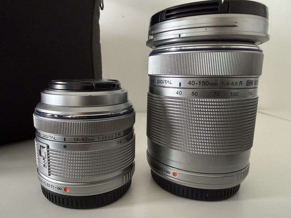 Olympus OM-D E-M10 Mark III + 2 lentes + tripé Rollei