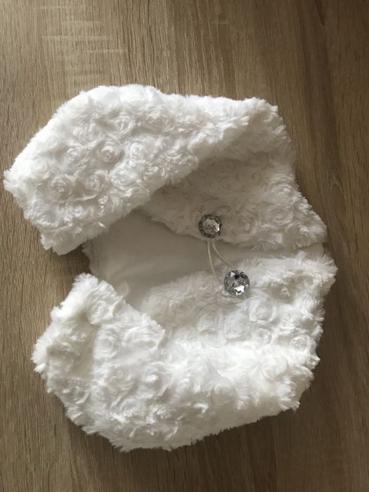 Bolerko do chrztu dla niemowlaka