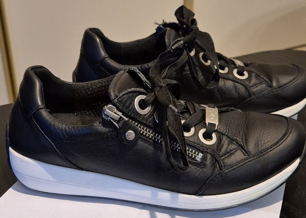 Sneakersy damskie Ara buty sportowe skórzane  37