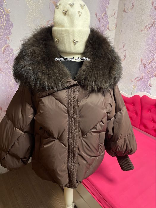 Пуховик з натуральним хутром