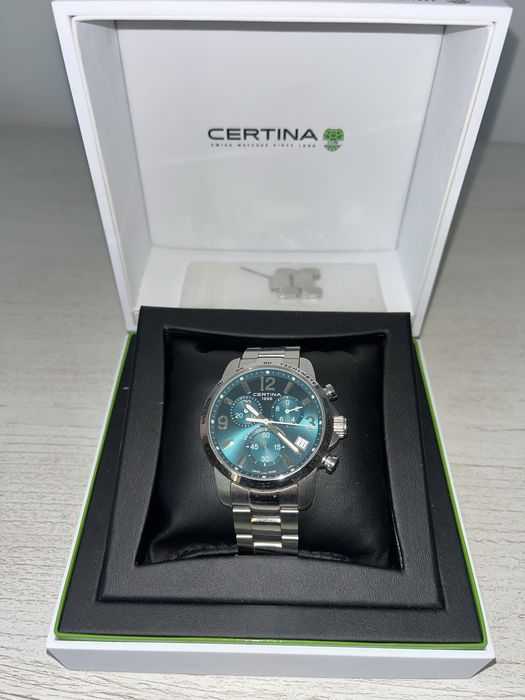 Certina DS Podium Chronograph Precidrive C034.417.11.097.00 komplet, stan bardzo dobry