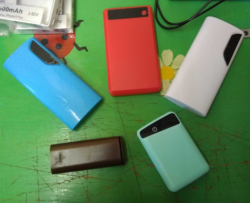 Потужний корпус для Повербанка PowerBank 18650, фонарик
