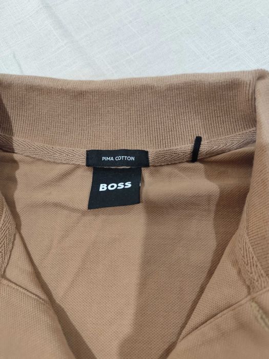 Polo bege Boss L