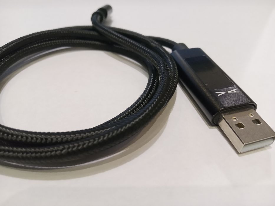 Кабель USB - Micro USB цифровой дисплей для зарядки и передачи данных