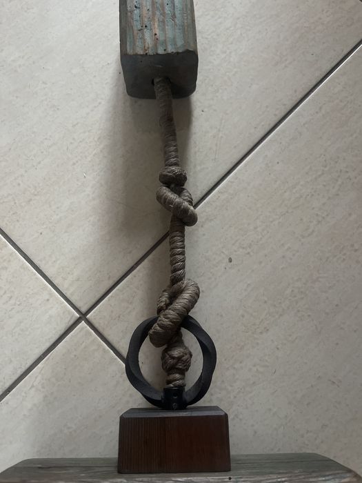 Rustykalna lampa wiszaca
