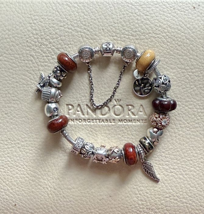Pandora charms drewniany Muirapiranga unikat