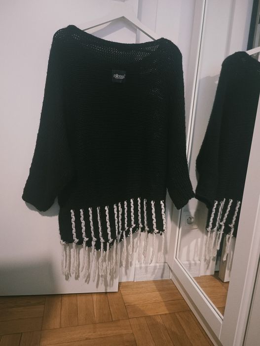 Sweter damski czarny