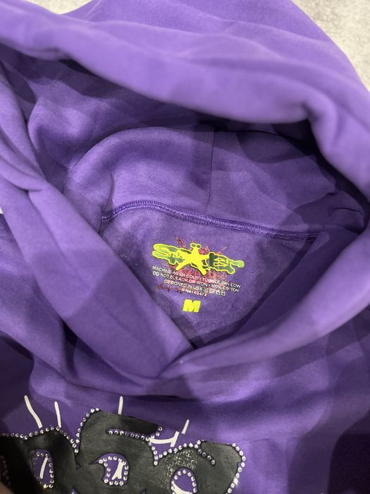 Худі Sp5der, спайдер худак, худі Atlanta grey dril y2k Broken Chrome