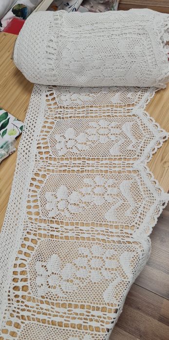 Zazdrostka ażurowy 80% bawełna szydełkowa