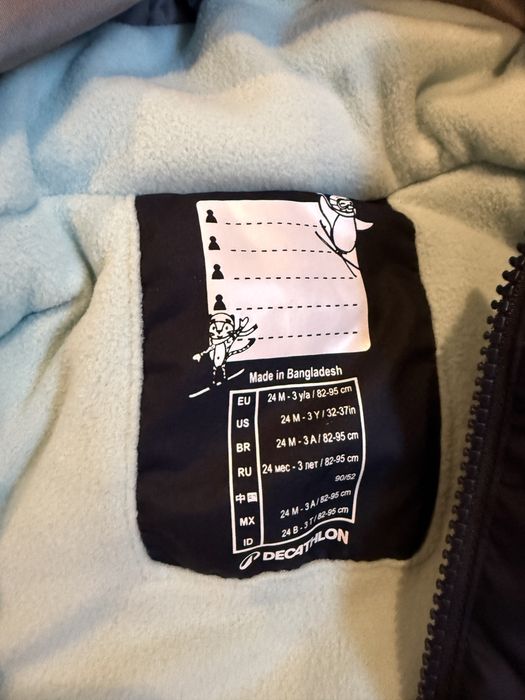 Fato neve criança (24 meses-3 anos)