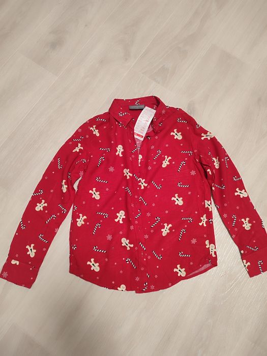 Новорічна блуза на дівчинку,рубашка
