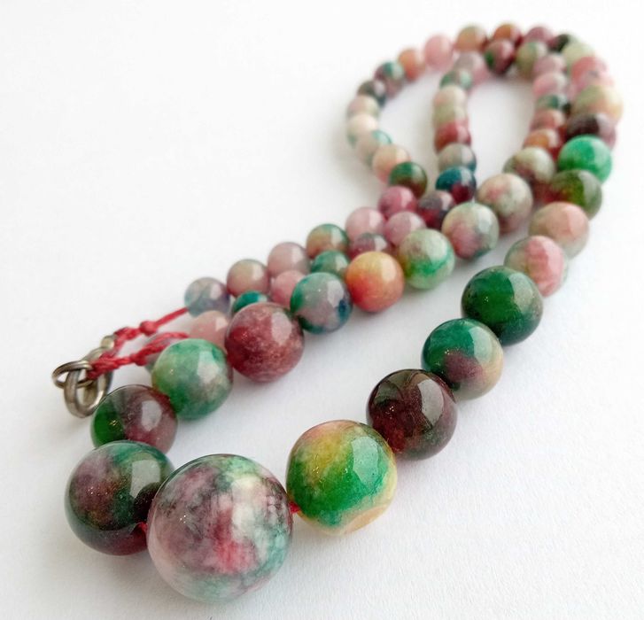 Цікаві буси намисто, натуральні камені, вінтаж