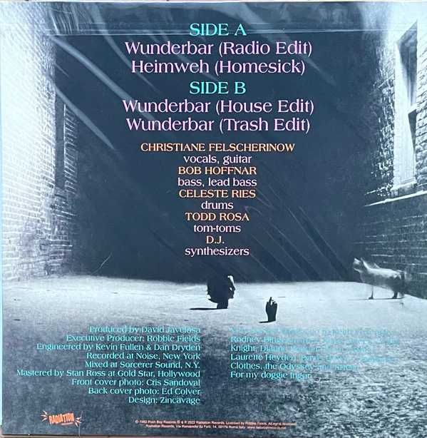 Christiane F. – Gesundheit!  12" maxi  Edição Limitada Vermelho