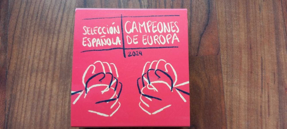 Moeda 10€ Espanha "Campeões da Europa 2024"