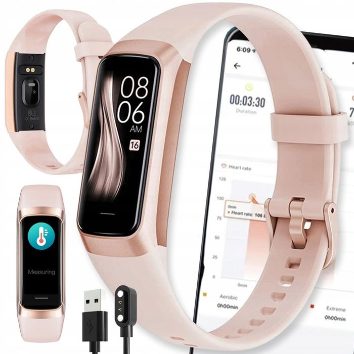 Smartwatch Zegarek Damski Męski Smartband Sport Menu Polskie Puls Pl K