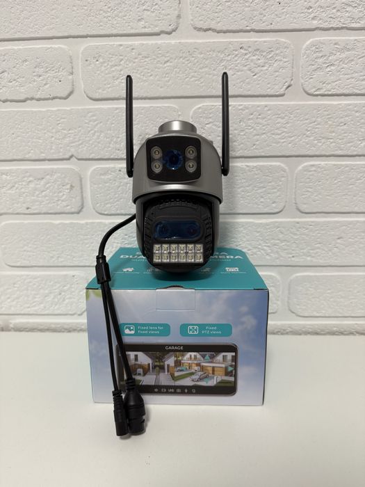 Zoom 10x камера відеоспостереження 15мп A22YQS подвійна O-Kam Pro