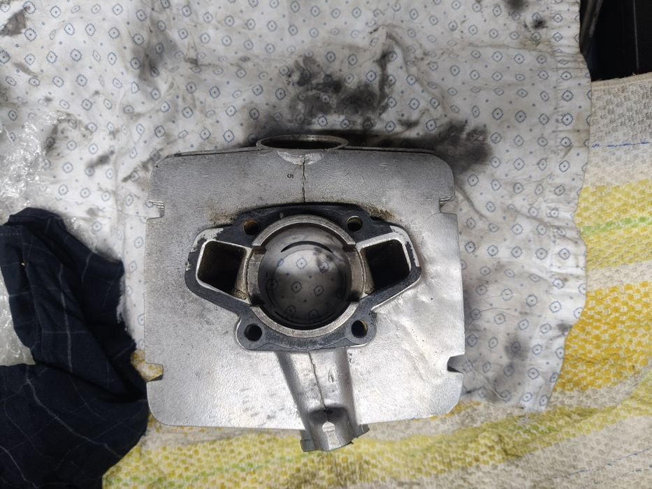 Orginalny Cylinder MZ 125, głowica, wał,  komplet