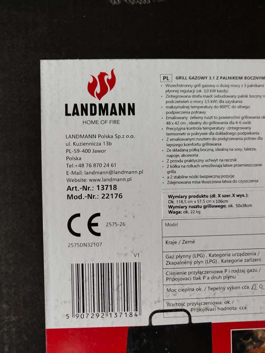 Gril gazowy Landmann 3.1 MAXX