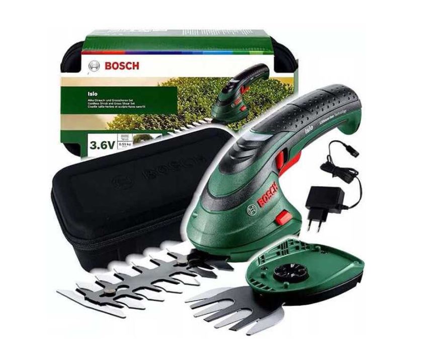 Кущоріз-ножиці (аккумуляторные ножницы кусторез) Bosch ISIO 3
