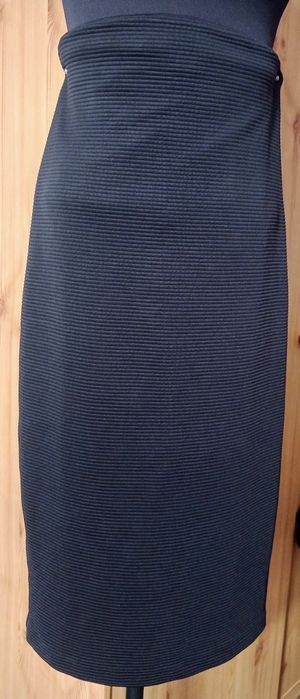 Spódniczka długa maxi prążki vintage boutique bestseller 36/S Mango