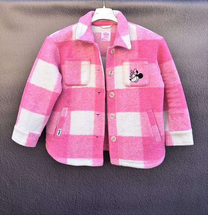 Куртка сорочка тедді демісезон з міккі мінні маус Primark  7-8/128 122