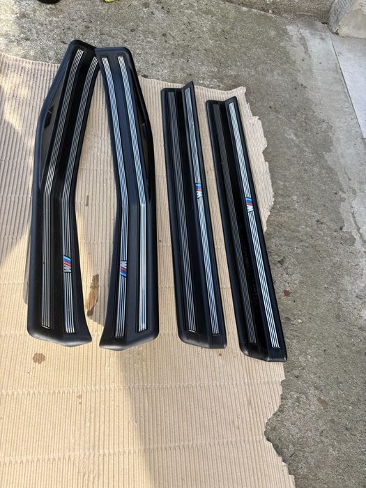 Listwy wewnętrzne m pakiet progi nakładki progowe m pakiet bmw e46 sedan touring