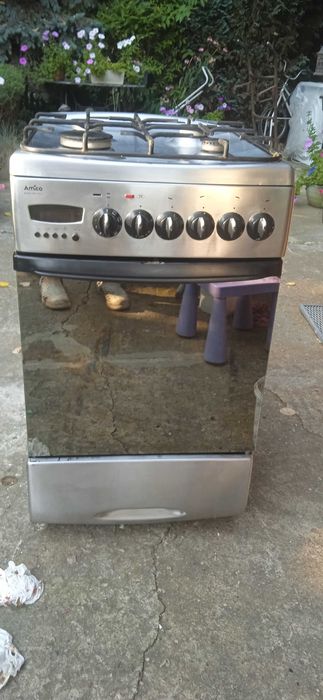kuchenka gazowo-elektryczna malo uzywana 50 cm okazja