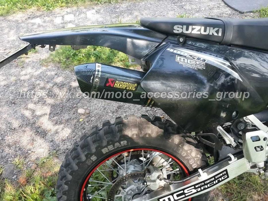 Мото прямоток прямоточний Akrapovic Carbon прямоточный глушитель