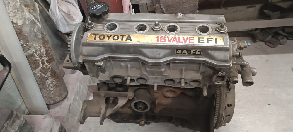 Toyota  4A-FE двигатель  по запчастям