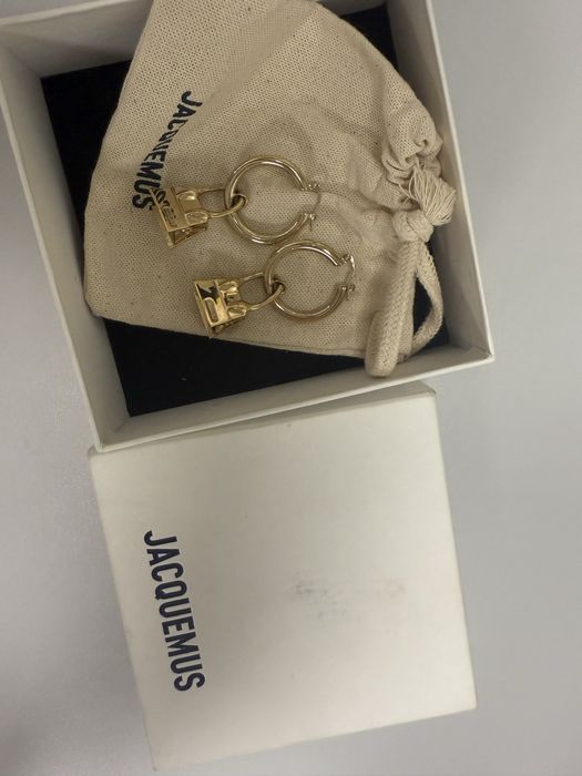 Сережки сумочки, бренд jacquemus