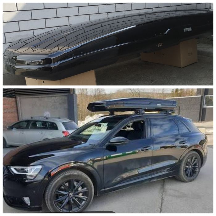 Thule Flow Black Glossy грузовой бокс на крышу авто.