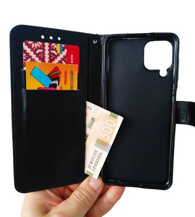 Чохол-книжка чорний на Samsung А36\а52\а53 Чехол портмоне на самсунг