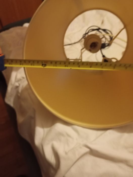 Conjunto candeeiro teto e dois mesinhas