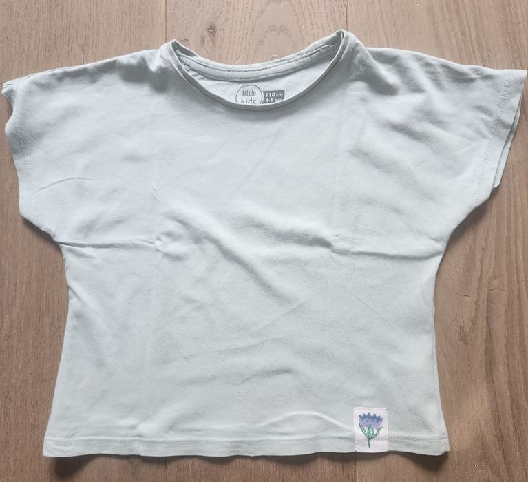 Śliczne 3 bawełniane bluzeczki. R. 104/110. Stan bdb.