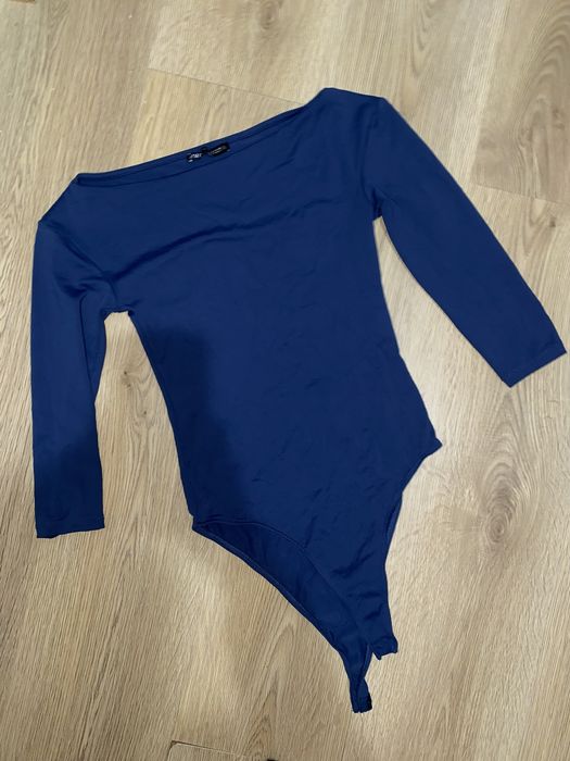 Боді ZARA, синього кольру, вкорочений рукав
