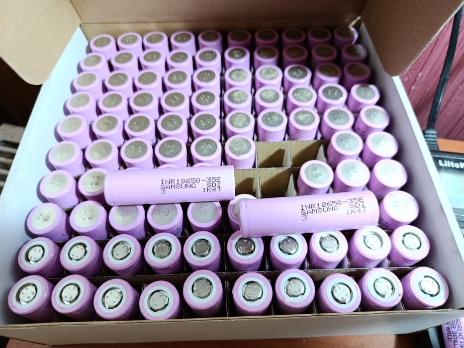 Батарея inr 18650 самсунг35е ,8а,3400маh.2018рік