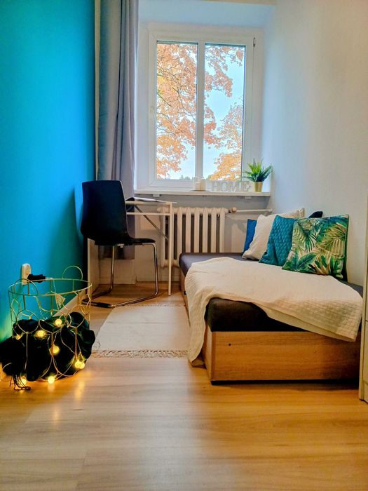 Przytulny pokój 1 os po remoncie | ul. Hallera | Sky Tower, Ch Borek, SWPS, Uniw.Ekonom., LG, Amazon | od zaraz