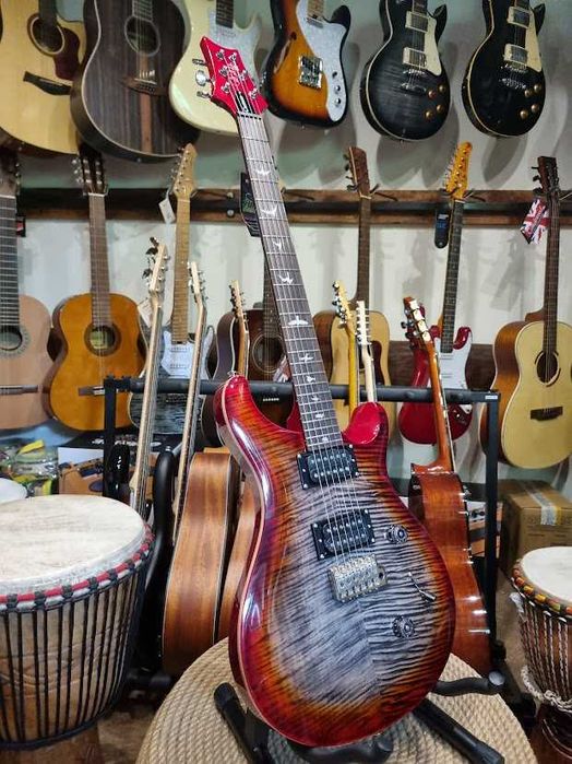 PRS SE Custom 24 Charcoal Cherry Burst gitara elektryczna PRSSECU44CG