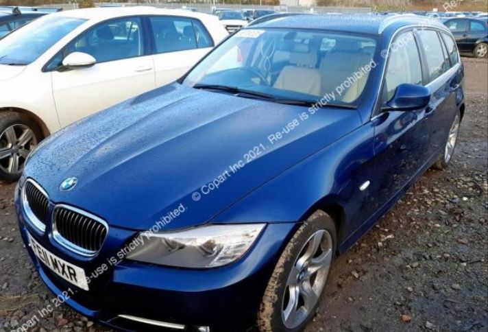 Karoseria BMW E90 E91 TIEFSEEBLAU METALLIC A76 Maska Zderzak Błotnik